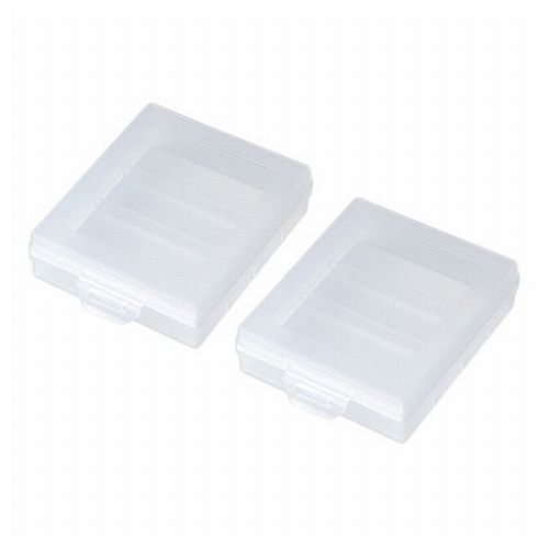サンワサプライ 電池ケース 単3形用2個セット・クリア DG-BT3CLN(代引不可)【メール便配送】【送料無料】 サンワサプライ 電池ケース 単3形用2個セット・クリア DG-BT3CLN(代引不可)【メール便配送】【送料無料】
