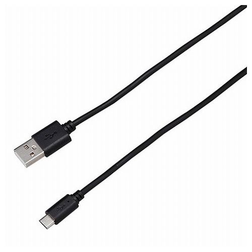 BAUT microUSB 高出力対応ケーブル 2A 1.0m BK BUSM100BK(代引不可)【送料無料】