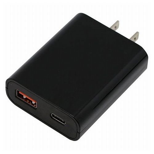 imprinc PD対応Type-C/1USBポート平型AC18W BK IAC1CUPD18BK(代引不可)【メール便配送】【送料無料】