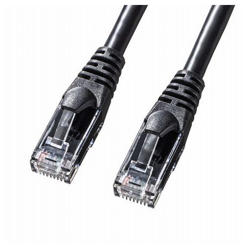 サンワサプライ カテゴリ6Aより線LANケーブル KB-T6AY-10BK(代引不可)