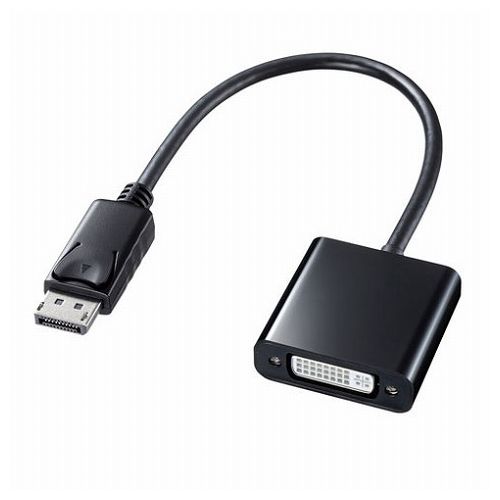 【商品特長】●パソコンに搭載されているDisplayPortコネクタ(メス)をDVIポート(メス)に変換するケーブル一体型の変換アダプタです。※ディスプレイモニタ側のDisplayPortをDVIポートに変換することはできません。●ショートケーブル一体型なので取り回しがしやすく、他のインターフェースと干渉することなく接続できます。●ケーブル部は「アルミシールド(ツイストペアケーブル)→アルミシールド→高密度編組シールド」と3重のシールド処理を施し、ノイズ干渉を防ぎます。●錆にも強く、経年変化による信号劣化の少ない金メッキピンを使用しています。【仕様】■コネクタ形状:DisplayPortオス-DVIメス(DVI-D24pinメス)※パッシブタイプ■ケーブル長:約0.2m■ケーブル径:5.5■対応解像度:1920×1200、1920×1080、1600×1200■対応機種:パソコン:DisplayPortを搭載する各社パソコンディスプレイ:DVI入力端子を標準搭載しているパソコン用ディスプレイなど※ディスプレイモニタ側のDisplayPortをDVIポートに変換することはできません。※DVIデュアルリンクモードには対応していません。※DVIアナログモードには対応していません。※本製品は音声データには対応していません。HDCP:HDCP1.4シールド方法:3重シールド【代引きについて】こちらの商品は、代引きでの出荷は受け付けておりません。【送料について】北海道、沖縄、離島は送料を頂きます。