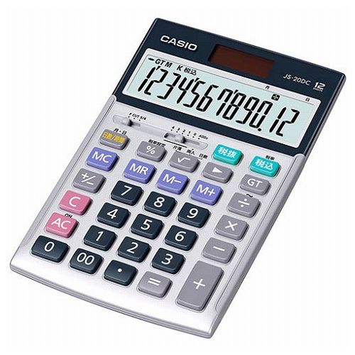カシオ計算機 CASIO 実務電卓 日数&時間計算タイプ ジャストタイプ12桁 JS-20DC-N(代引不可)【送料無料】 カシオ計算機 CASIO 実務電卓 日数&時間計算タイプ ジャストタイプ12桁 JS-20DC-N(代引不可)【送料無料】