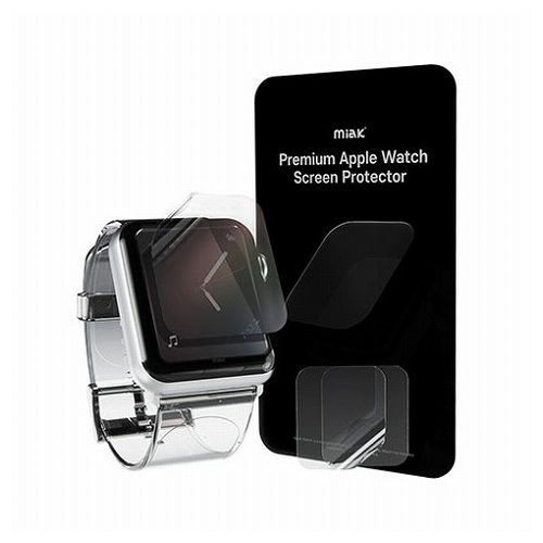 miak セルフヒーリング 液晶保護フィルム for Apple Watch Series 7 45 2枚入り MA22173AW(代引不可)【メール便配送】【送料無料】