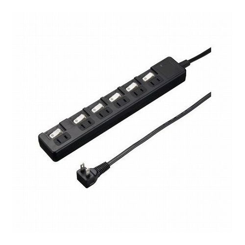 Accessories - 5個セット YAZAWA 雷ガード付6個口節電タップ3mブラックH8KS663BKX5(代引不可)【送料無料】