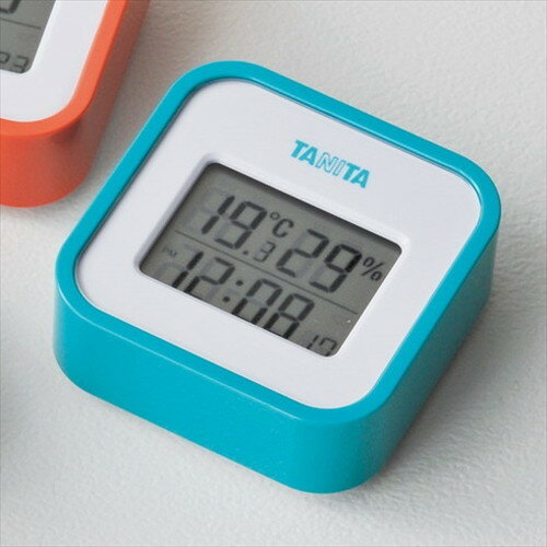 タニタ デジタル温湿度計 ブルー K20107956(代引不可) 1