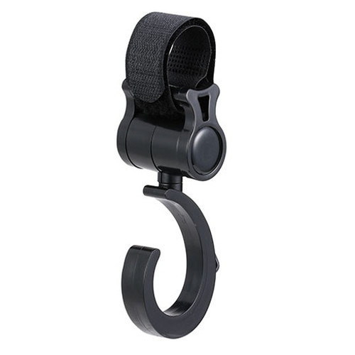 ARTEC ベビーカー用回転フック 2ヶ組 耐荷重約3~4kg 360度回転 ATC75537(代引不可)