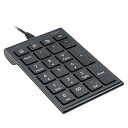 ナカバヤシ USB有線テンキーボード ブラック TNK-SU238BK(代引不可)(2)