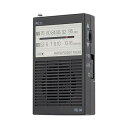 ナカバヤシ ポケットラジオ 単4電池タイプ ブラック RD-04BK(代引不可)(2)