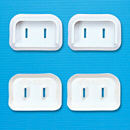 4 Holes - プラグ安全カバー(2P:L型用、4個入り)TAP-PSC2N サンワサプライ(代引不可)【メール便配送】【送料無料】
