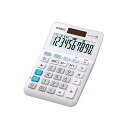カシオ計算機 W税率電卓 ミニジャストタイプ 10桁 ホワイト MW-100TC-WE-N(代引不可)(2)