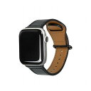 EGARDEN GENUINE LEATHER STRAP for Apple Watch 41/40/38mm Apple Watch用バンド ブラック EGD20605AW(代引不可)【メール便配送】【送料無料】(2)