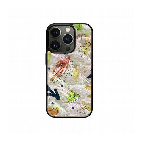 ikins 天然貝ケース for iPhone 14 Pro Botanik Touch 2 背面カバー型 I23583i14P(代引不可)