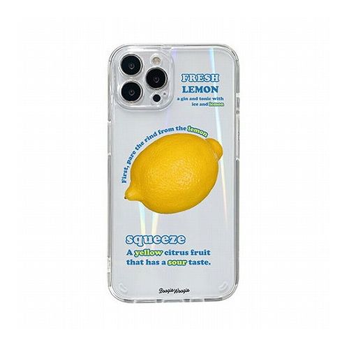 BOOGIE WOOGIE オーロラケース for iPhone 14 Pro Lemon 背面カバー型 BW24109i14P(代引不可)