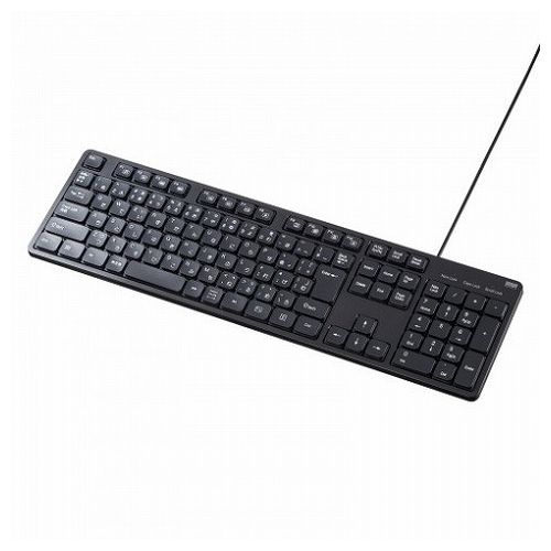 サンワサプライ 静音キーボード SKB-SL37BK(代引不可)