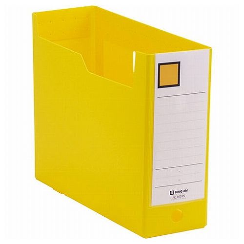 【商品説明】棚からの取り出しに便利な指掛け穴付き。【商品詳細】●カラー:黄●素材:樹脂●生産国:インドネシア【特長】事務用品、整理、整頓、オフィス用品【代引きについて】こちらの商品は、代引きでの出荷は受け付けておりません。【送料について】北海道、沖縄、離島は送料を頂きます。