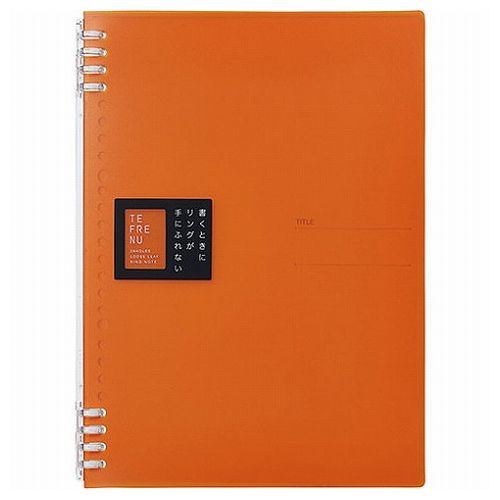 KING JIM キングジム TEFRENU リングノート B5 オレンジ KJ-9855TTE-OR(代引不可)【メール便配送】【送料無料】