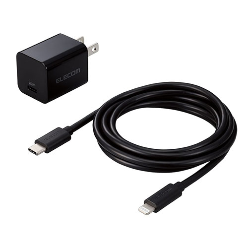 쥳 USB Power Delivery 20W ACŴ(C-Lightning֥°) MPA-ACLP04BK(Բ)̵