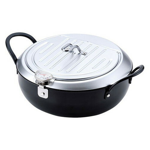 燕三条発いいもの小路IH対応鉄製蓋付天ぷら鍋24cm 22302605(代引不可)【送料無料】