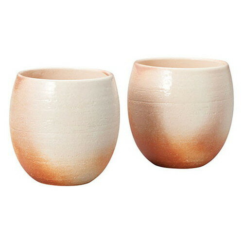 信楽焼 Scarlet 緋色 ぽってりカップペア 22306306(代引不可)