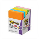 【5個×5セット】 3M Post-it ポストイット 強粘着ノート ネオンカラー 混色 5個入 3M-656-5SSANX5(代引不可)【送料無料】
