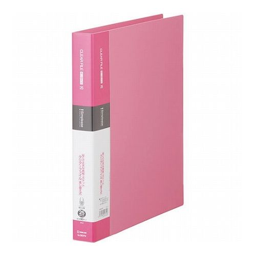 【5個セット】 KING JIM キングジム クリアーファイル A4 差し替え式 25P ピンク KJ-138SPW-PKX5(代引不可)【送料無料】