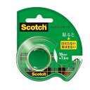 【30個セット】 3M Scotch スコッチ メンディングテープ小巻 18mmディスペンサ付 3M-CM-18X30(代引不可)【送料無料】
