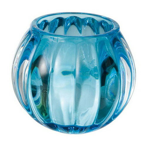 【6個セット】 ペガサスキャンドル offti キャンドルグラス スクワッシュ ブルー offti-08517605X6(代引不可)