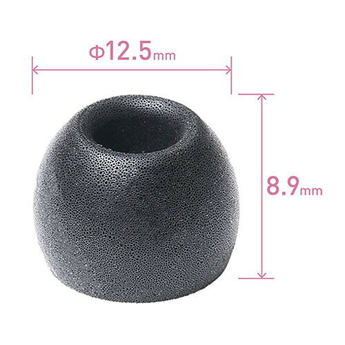 【2ペア×10セット】 ミヨシ 丸型低反発イヤピース Sサイズ AAC-MTH01/S4PX10(代引不可)【送料無料】