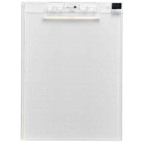 LIHIT LAB. AQUA DROPs クリップボード A4E型 クリスタル A-5010-25-CR(代引不可)