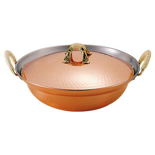 新光金属 鎚目入れちり鍋(よせ鍋)24cm S-1055S(代引不可)【送料無料】