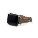 WEARPLANET Slim Line フラット本革バンド for Apple Watch 45/44/42mm スモーキーブラウン WP23209AWWM スマートフォン タブレット 携帯電話 iPhone Apple Watch用アクセサリ(代引不可)【メール便配送】【送料無料】(2)