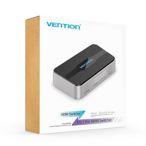 リコメン堂生活館のVENTION 3 In 1 Out HDMI Switcher Gray Metay Type AF-2403 家電 映像関連 AVセレクター(代引不可)【送料無料】｜アングル3