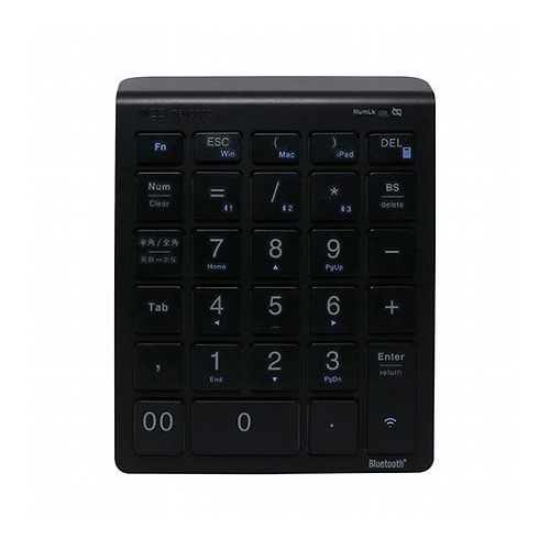 MCO Bluetoothテンキー ブラック TENBT02/BK パソコン パソコン周辺機器 テンキー(代引不可)【メール便配送】【送料無料】