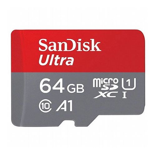 SanDisk microSDXCカード 64GB Ultra UHS-1 A1 R:140MB/s 海外リテール品 SDSQUAB-064G-GN6MN(代引不可)