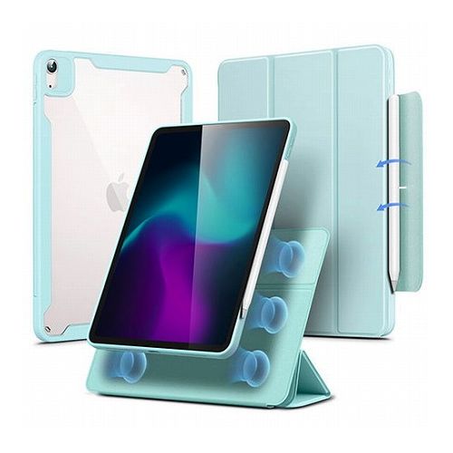 ESR REBOUND 360 ハイブリッド 2WAYカバー for 11インチiPad Air(M2)/iPad Air(第5世代/第4世代)スカイブルー ES26772(代引不可)【送料無料】