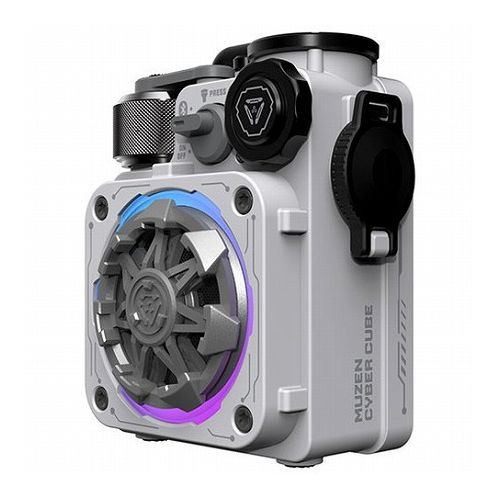 Muzen Cyber Cube Premium Bluetooth スピーカー ホワイト MW-PVXLI-Premium(代引不可)【送料無料】 Muzen Cyber Cube Premium Bluetooth スピーカー ホワイト MW-PVXLI-Premium(代引不可)【送料無料】