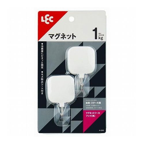 マグネットツールフック(角)マグネットツールフック(角)本体サイズ(約) : W40xD25xH70mm取り付け方法 : マグネット粘着テープ荷重(約) : 【最大保持荷重】1kg包装形態 : ブリスター台紙(1台紙2個付)支持部 : ABS樹脂フック : ステンレス鋼線生産国 : 中国【代引きについて】こちらの商品は、代引きでの出荷は受け付けておりません。【送料について】北海道、沖縄、離島は送料を頂きます。