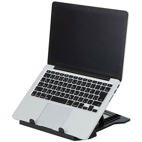 ナカバヤシ ノートPC タブレットスタンド 軽量タイプ ブラック NPA-009BK(代引不可) [3]