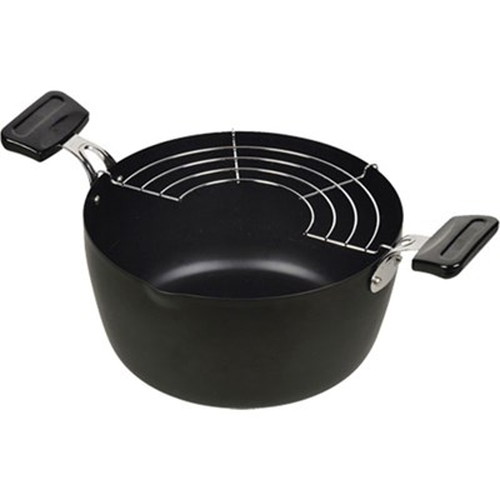 パール金属 NEW楽天家 鉄製深型天ぷら鍋22cm HB-2519 キッチン雑貨(代引不可)