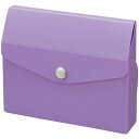 【10個セット】 LIHIT LAB. CUBE FIZZ カードケース パープル A-6003-10-PUX10 雑貨(代引不可)