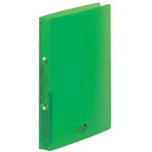 【10個セット】 LIHIT LAB. リングファイル・ツイストリングA4S 黄緑 F-5005-6-YGX10 雑貨(代引不可)【..