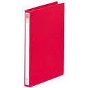 【10個セット】 LIHIT LAB. P.P.リングファイル A4S 2穴 赤 F-867-1-RDX10 雑貨(代引不可)【送料無料】