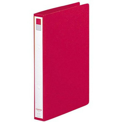 【5個セット】 LIHIT LAB. Avanti リングファイル A4S 2穴 赤 F-877U-3-RDX5 雑貨(代引不可)