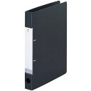 【10個セット】 LIHIT LAB. リクエスト D型リングファイル A4S 黒 G2220-24-BKX10 雑貨(代引不可)【送料無料】