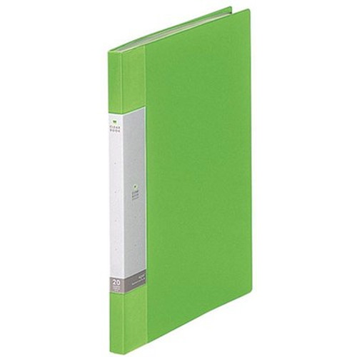 【10個セット】 LIHIT LAB. リクエスト クリヤーブック A4S 20P 黄緑 G3201-6-YGX10 雑貨(代引不可)【..