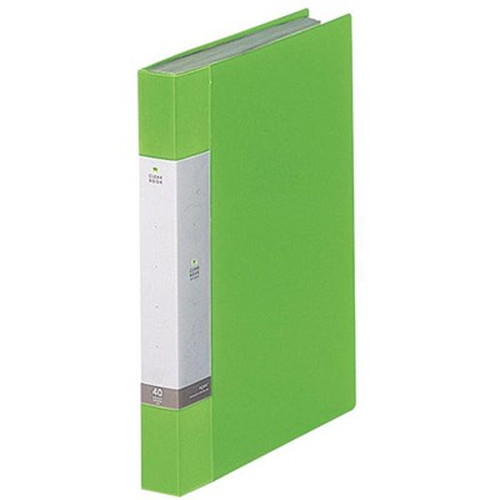 【5個セット】 LIHIT LAB. リクエスト クリヤーブック A4S 40P 黄緑 G3202-6-YGX5 雑貨(代引不可)【送..