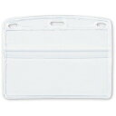 【10枚×5セット】 オープン工業 名札用ケース ヨコ名刺チャック付 OPEN-K-NX-105X5 雑貨(代引不可)【送料無料】