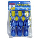 【10セット】 オーエ ML2 ダブルバネ竿ピンチ6個入 ブルー 87825X10 雑貨(代引不可)