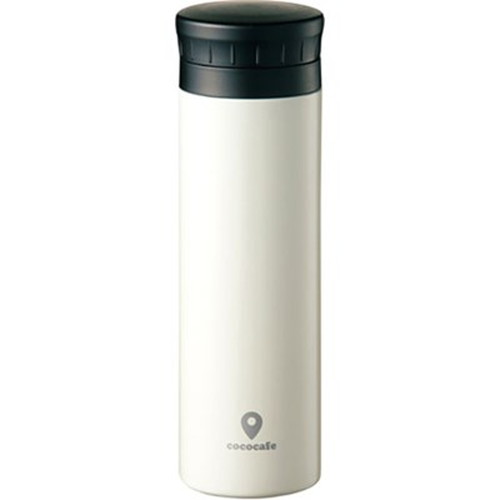 【5セット】 カクセー cococafe ココカフェ 真空二重マグ300ml ホワイト 軽量モデル CC-30WX5 キッチン雑貨(代引不可)【送料無料】