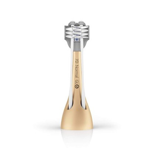 【5セット】 COOLSSHA 電動歯ブラシ COOLSSHA替ブラシ 普通 ゴールド CSR-0001GD-STX5 健康 美容家電(..